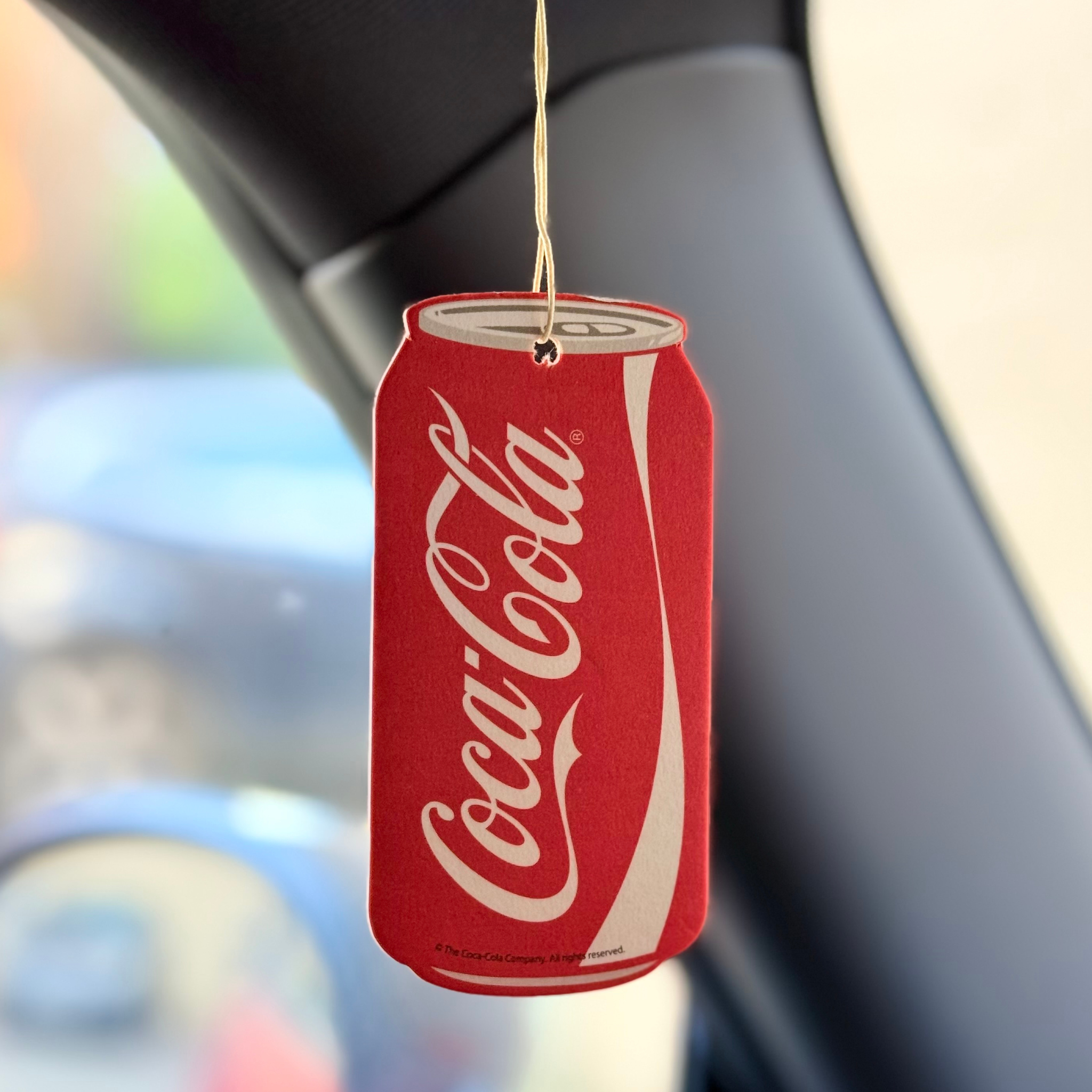 Coca-Cola Original Red Can Hanging Car Air Freshener. Iconic Coca-Cola Original Scent For Home, Office and Car.
