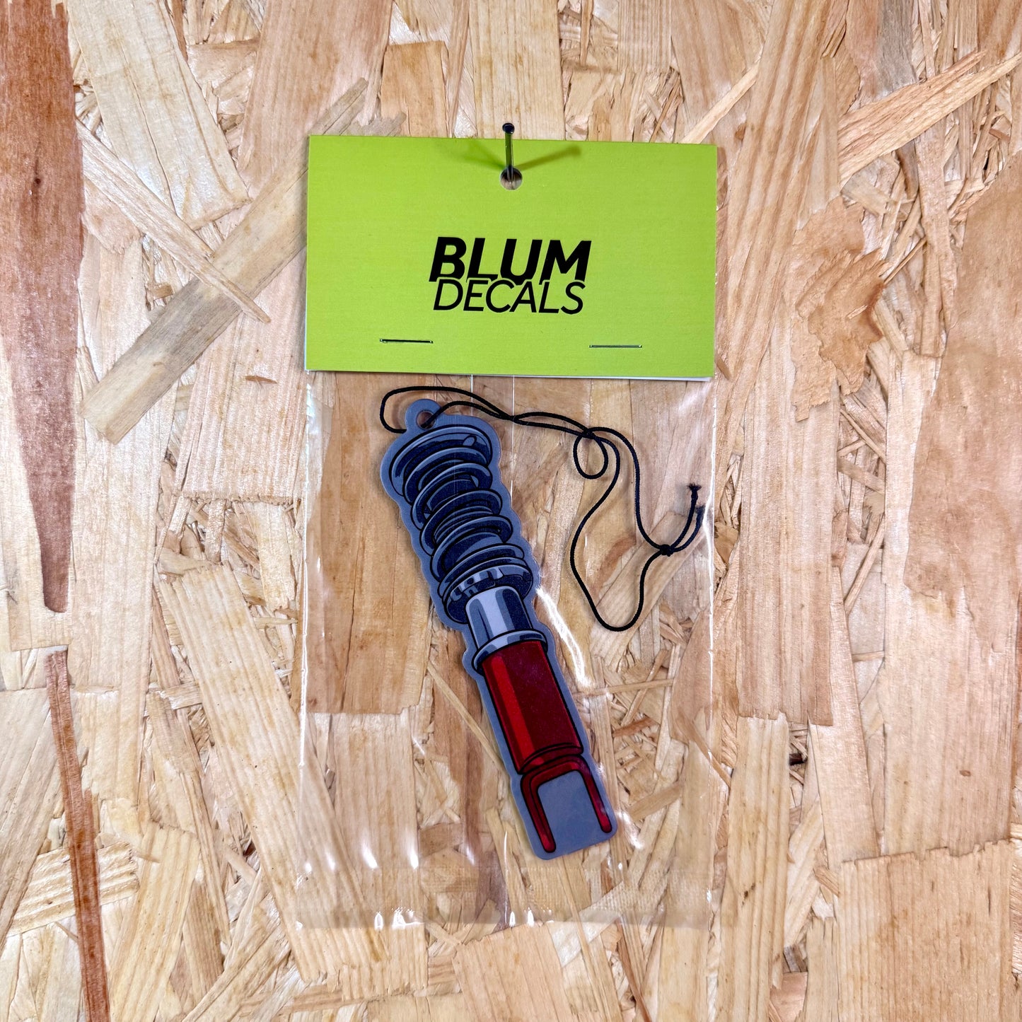 Coilover New Car Scent Air Freshener red and silver design