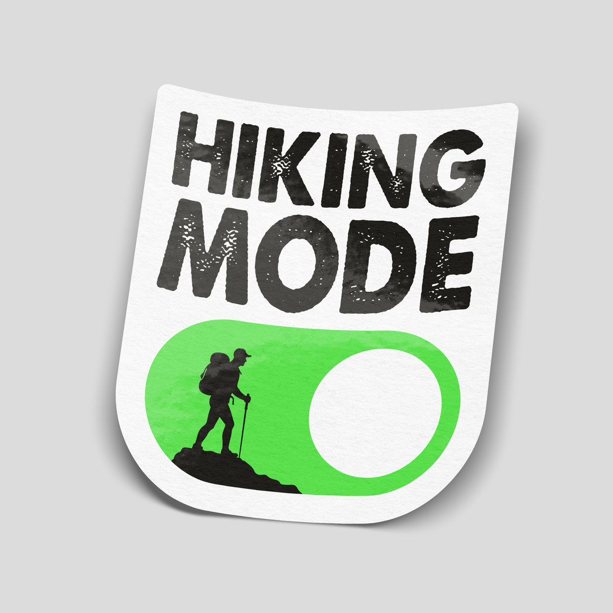 Hiking Mode – Walking Adventure Sticker
