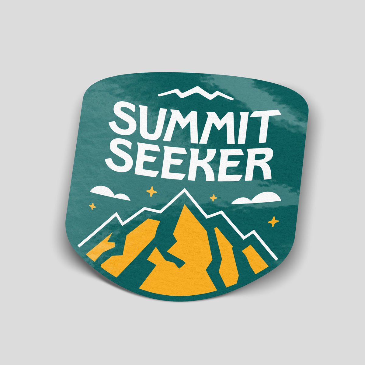 Summit Seeker – Mountain Hiking Sticker