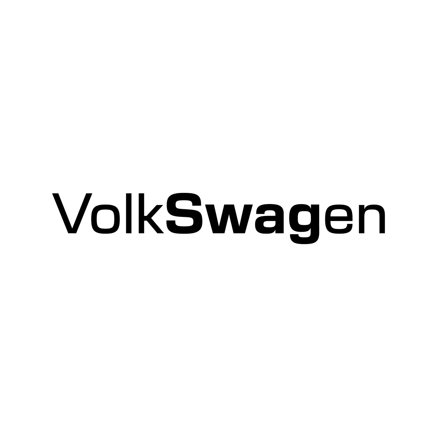 VolkSwagen vinyl decal sticker for Volkswagen fans & car lovers.