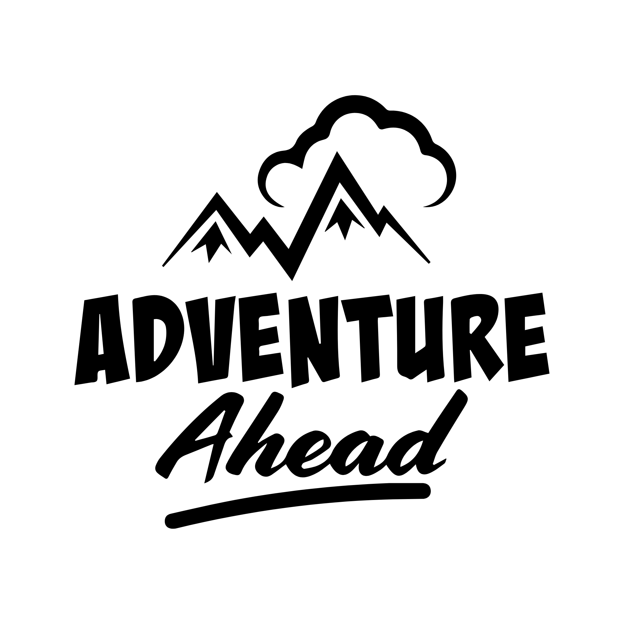 Adventure Ahead Vinyl Decal - Premium Outdoor Sticker | Blum Decals ...