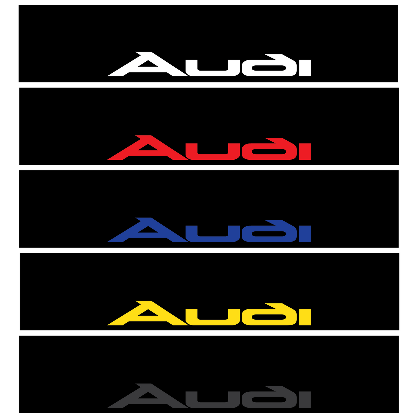 Audi Text Sunstrip