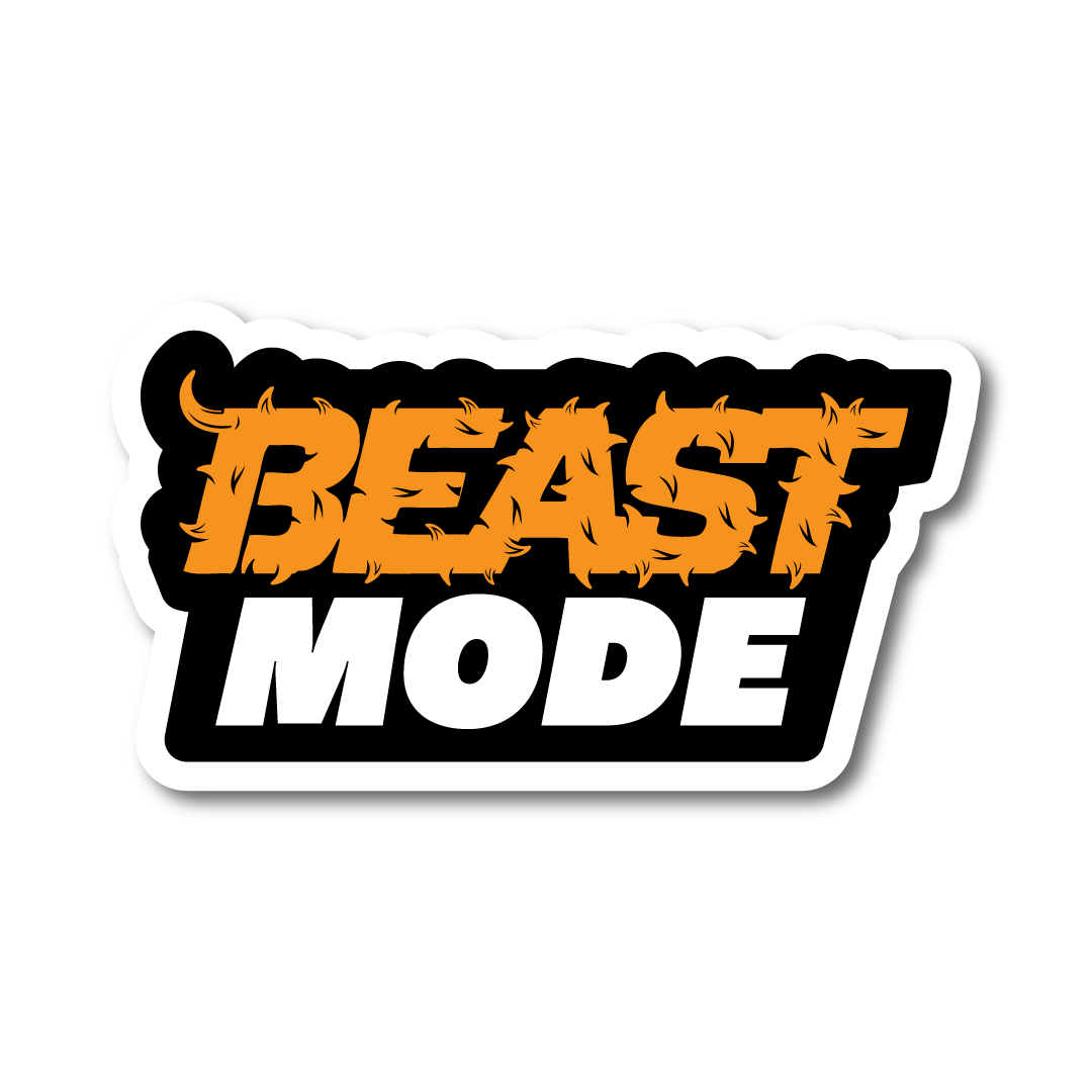 Unleash your inner monster with our Beast Mode Funny Vinyl Car Sticker — a bold design made for those who live life in the fast lane. With its fierce orange lettering and aggressive style, this decal shows the world that you don’t just drive — you dominate.

Perfect for adding attitude to your ride, this sticker is made from high-quality, weatherproof vinyl that won’t fade or peel. Whether you’re offroading, racing, or just flexing your horsepower, this “Beast Mode” decal makes a statement everywhere you go