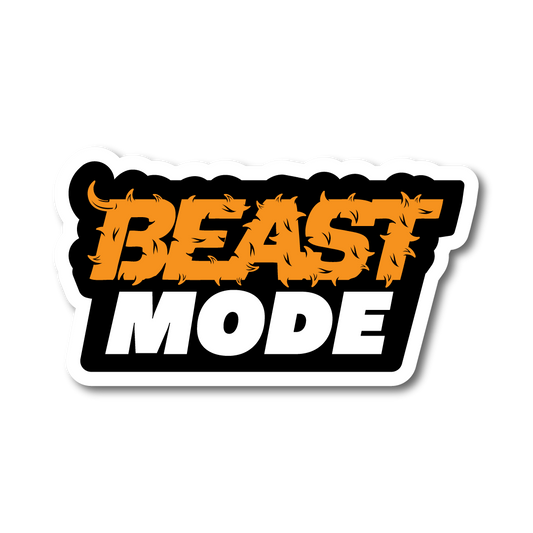 Unleash your inner monster with our Beast Mode Funny Vinyl Car Sticker — a bold design made for those who live life in the fast lane. With its fierce orange lettering and aggressive style, this decal shows the world that you don’t just drive — you dominate.

Perfect for adding attitude to your ride, this sticker is made from high-quality, weatherproof vinyl that won’t fade or peel. Whether you’re offroading, racing, or just flexing your horsepower, this “Beast Mode” decal makes a statement everywhere you go