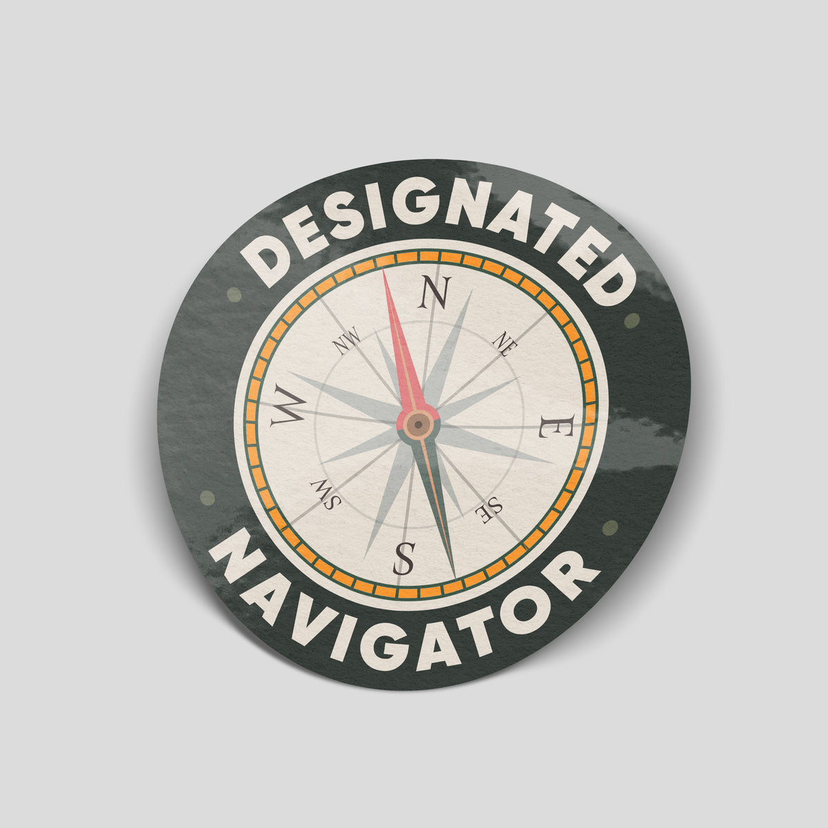 Designated Navigator – Compass Adventure Sticker