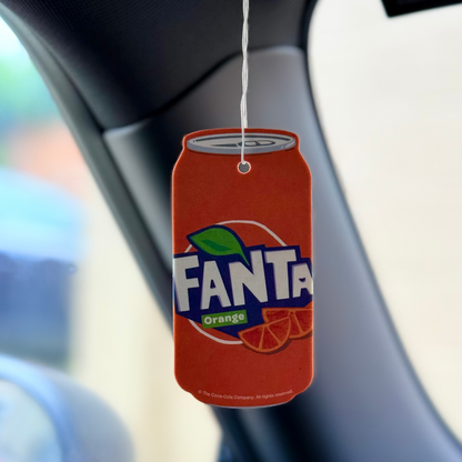 Fanta Orange Scent Hanging Air Freshener, Official Fanta Product, Novelty Can Design, Car Air Freshener, Quirky Gift