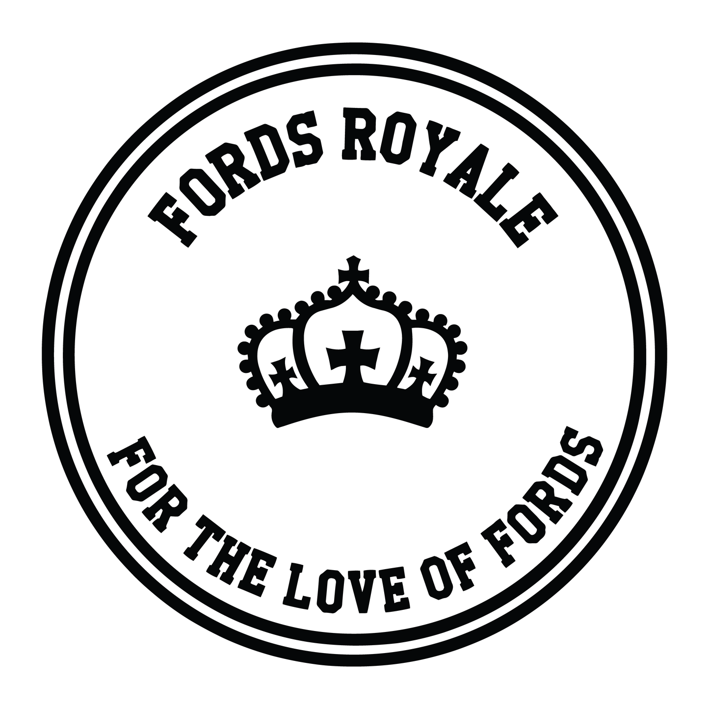 Fords Royale Club Logo Decal – 15cm