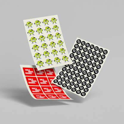 Bulk Custom Sticker Sheets