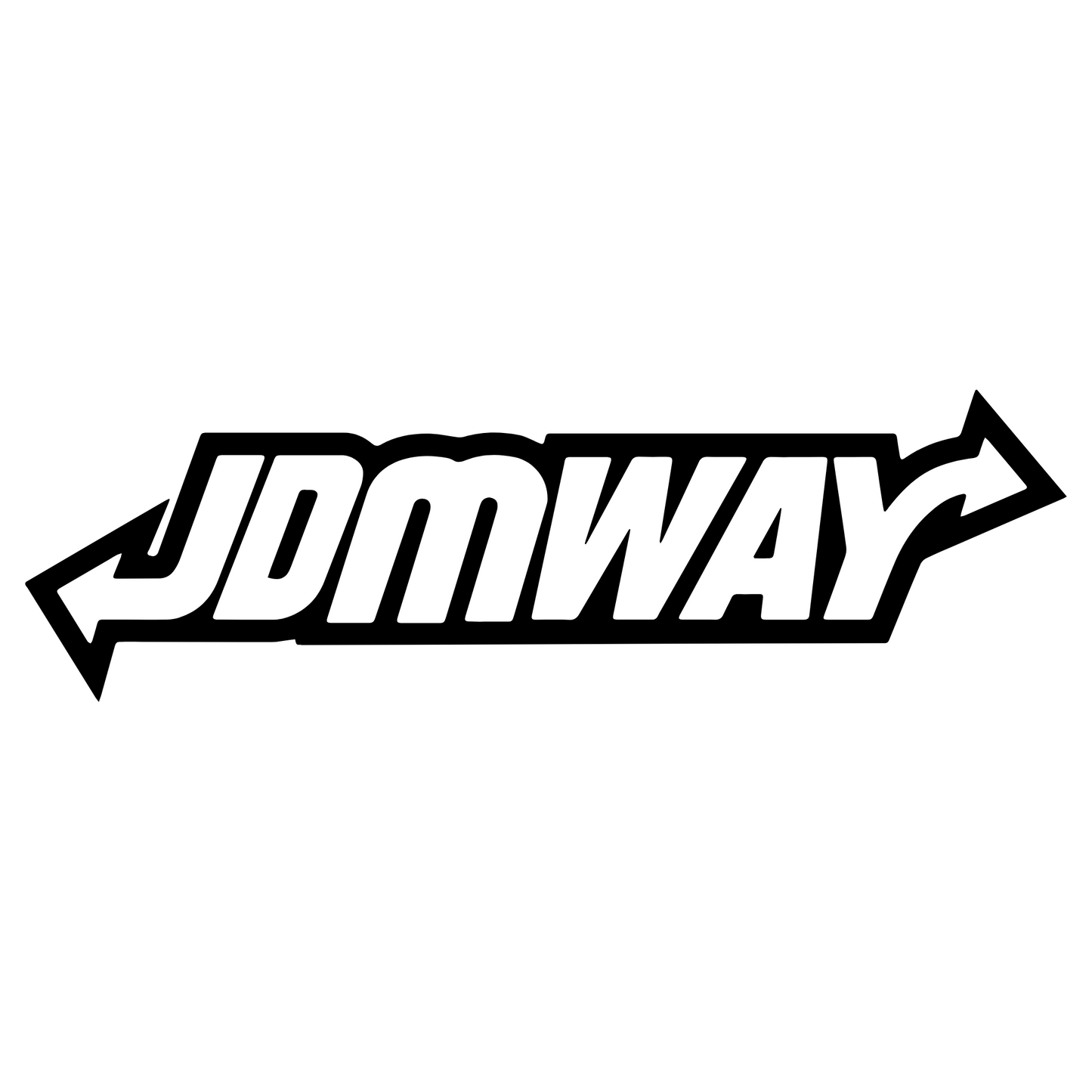 JDMWAY Subway Inspired JDM Vinyl Car Decal Sticker