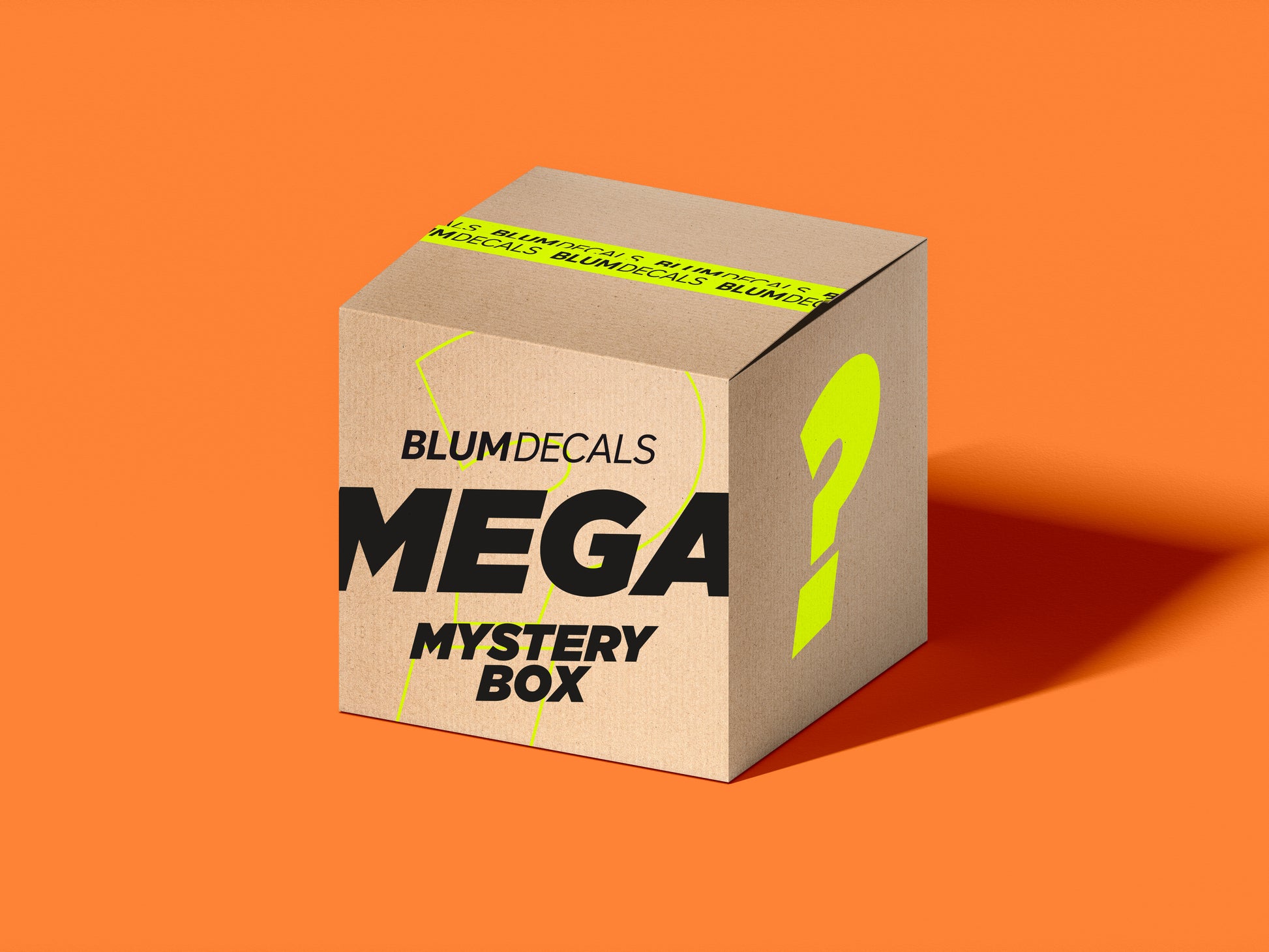 Blum Decals MEGA Mystery Box – includes 50 unique random funny vinyl stickers. No duplicates. Huge bundle for ultimate sticker collectors.