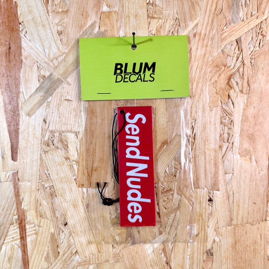 Send Nudes New Car Scent Air Freshener red design