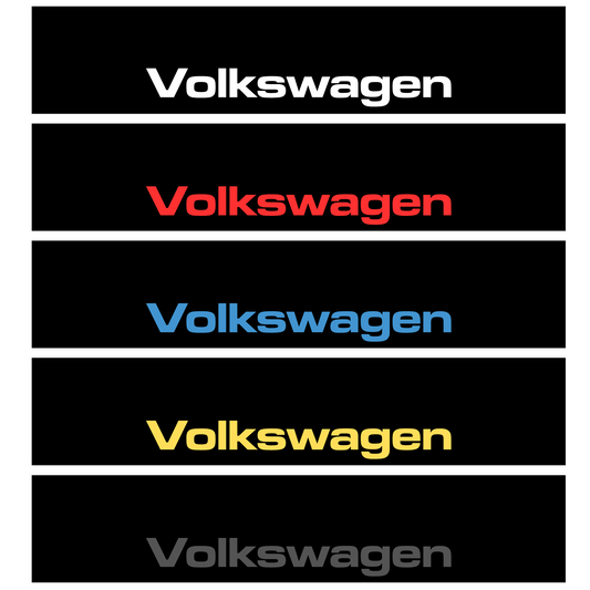 Volkswagen Text Sunstrip