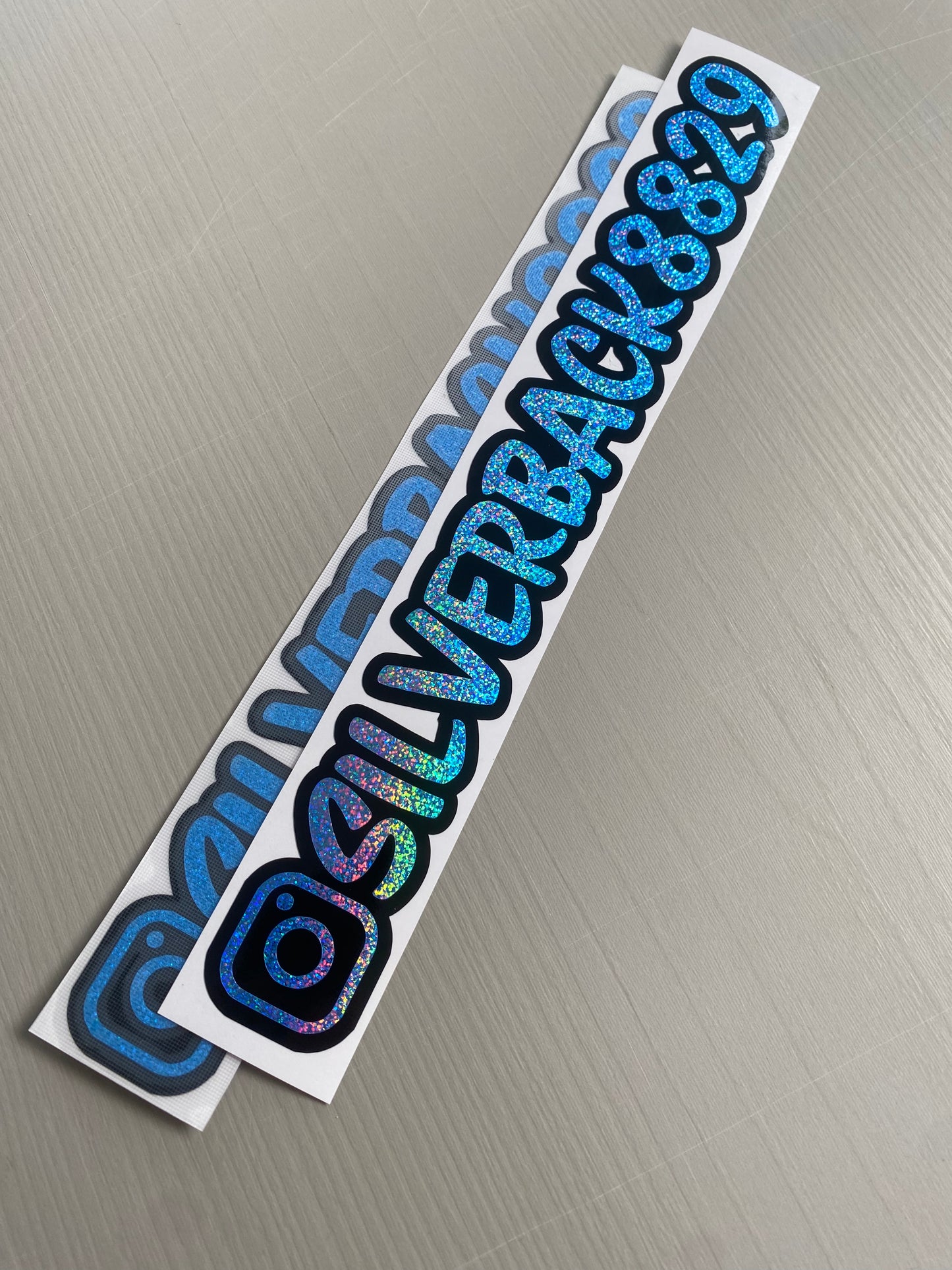 Instagram Social Tag Stickers (Glitter)